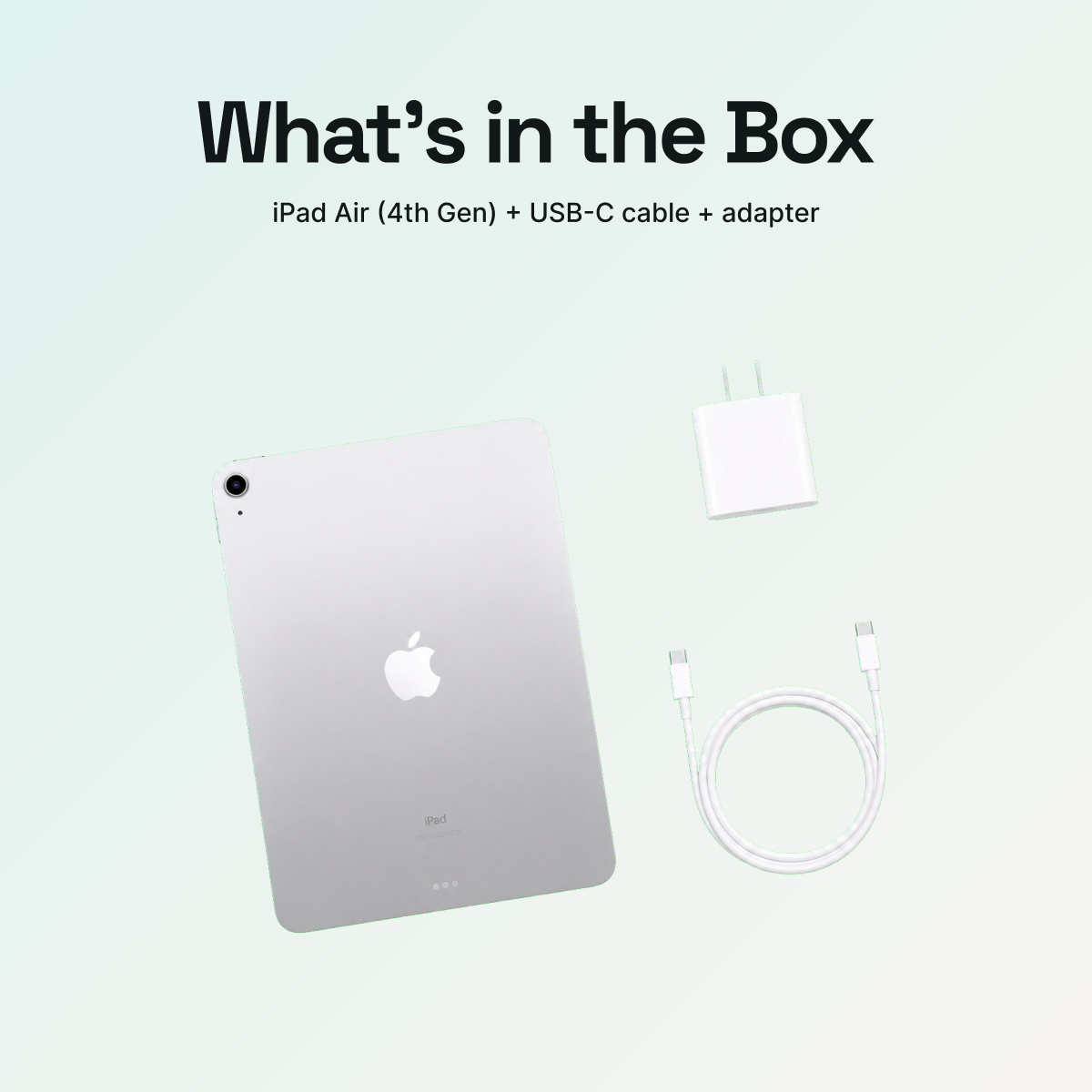 iPad Air 10.9" (4th Gen, 2020) 256GB - Silver (Wi-Fi)