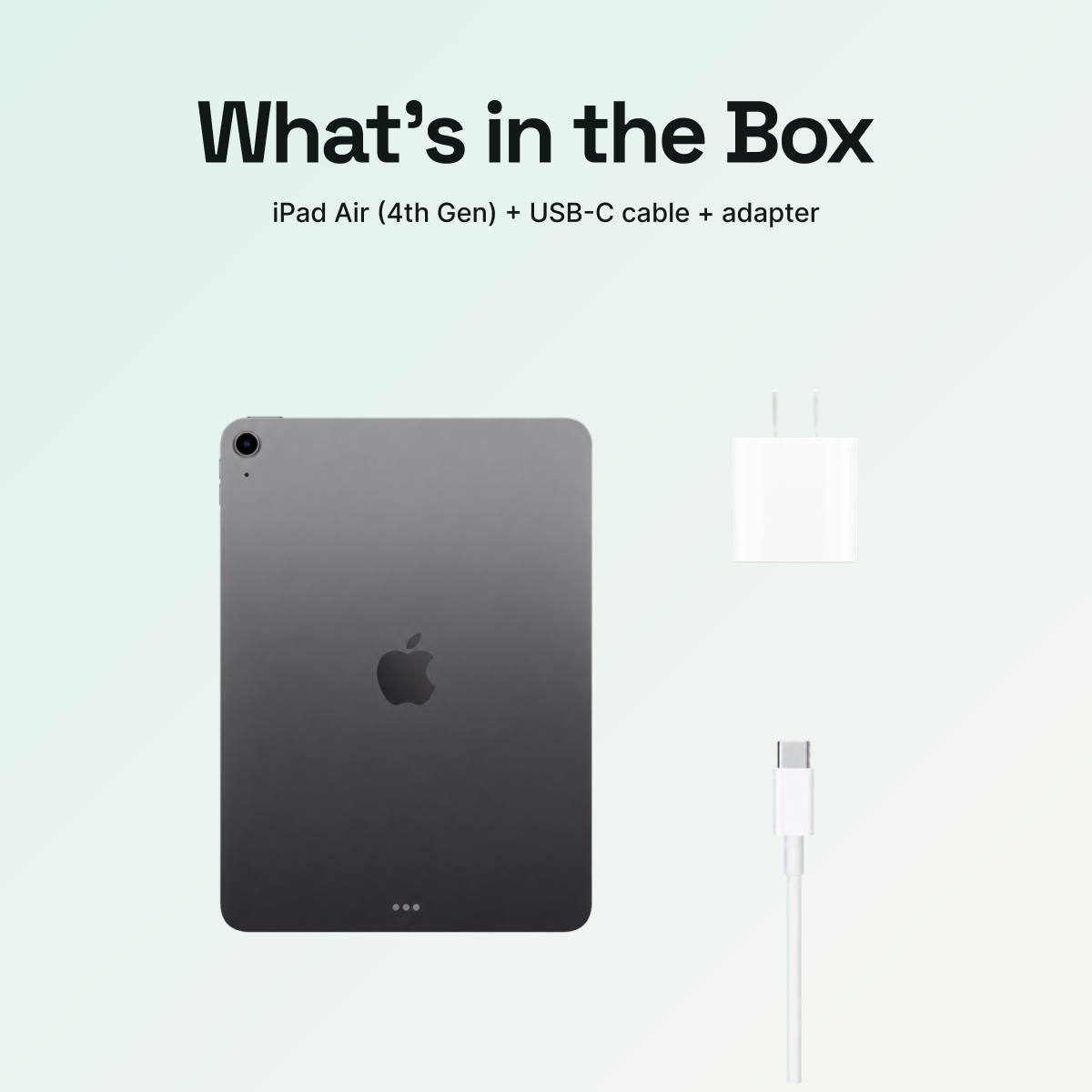 iPad Air 10.9" (4th Gen, 2020) 64GB - Space Gray (Wi-Fi + Cellular)