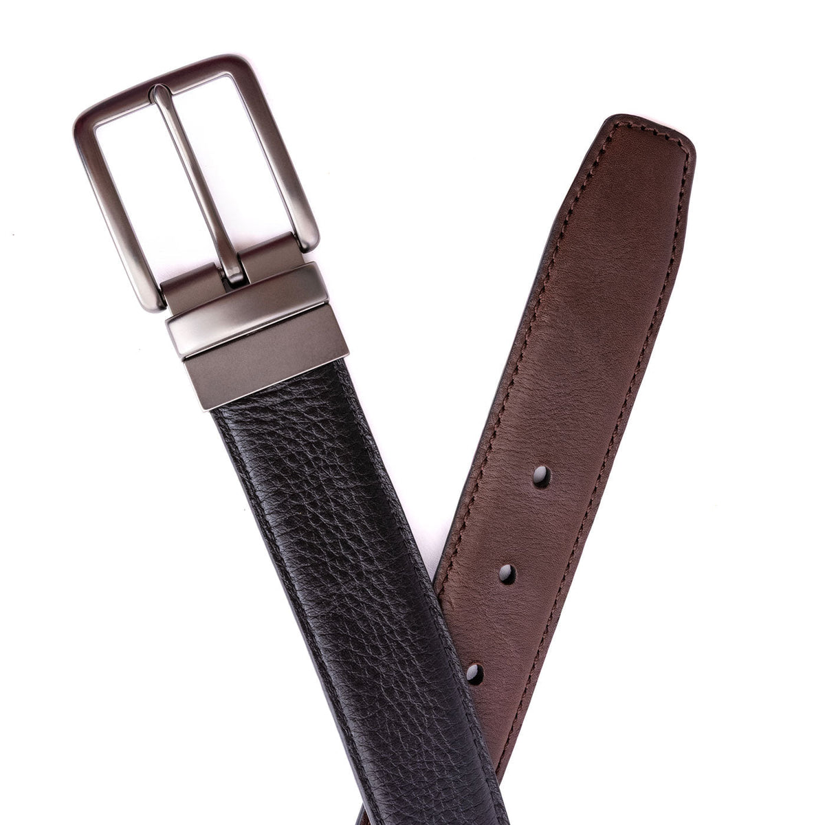 Men's Italian Reversible Leather Belt