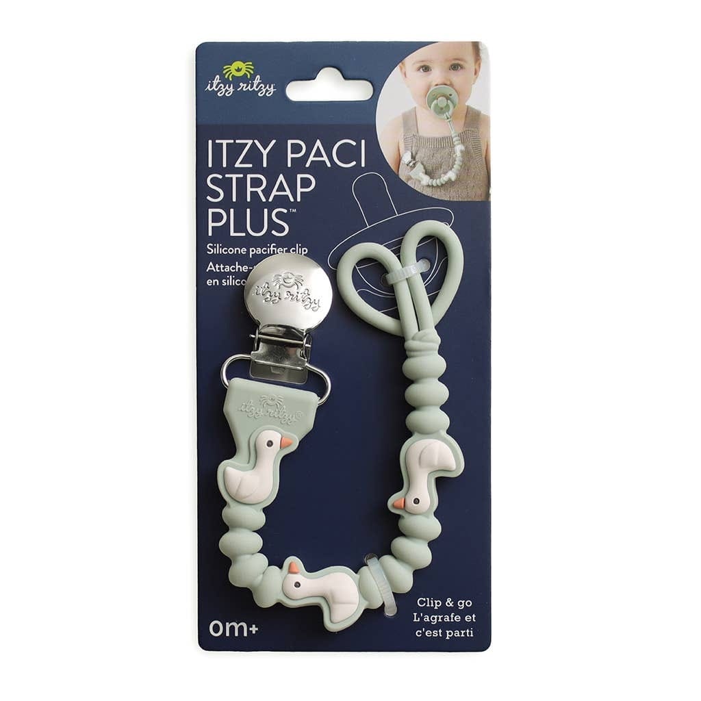 Itzy Ritzy Paci Strap Plus - Goose