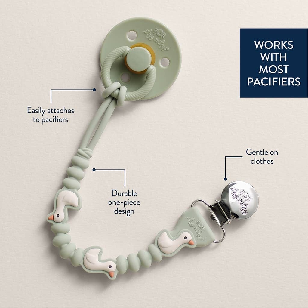 Itzy Ritzy Paci Strap Plus - Goose