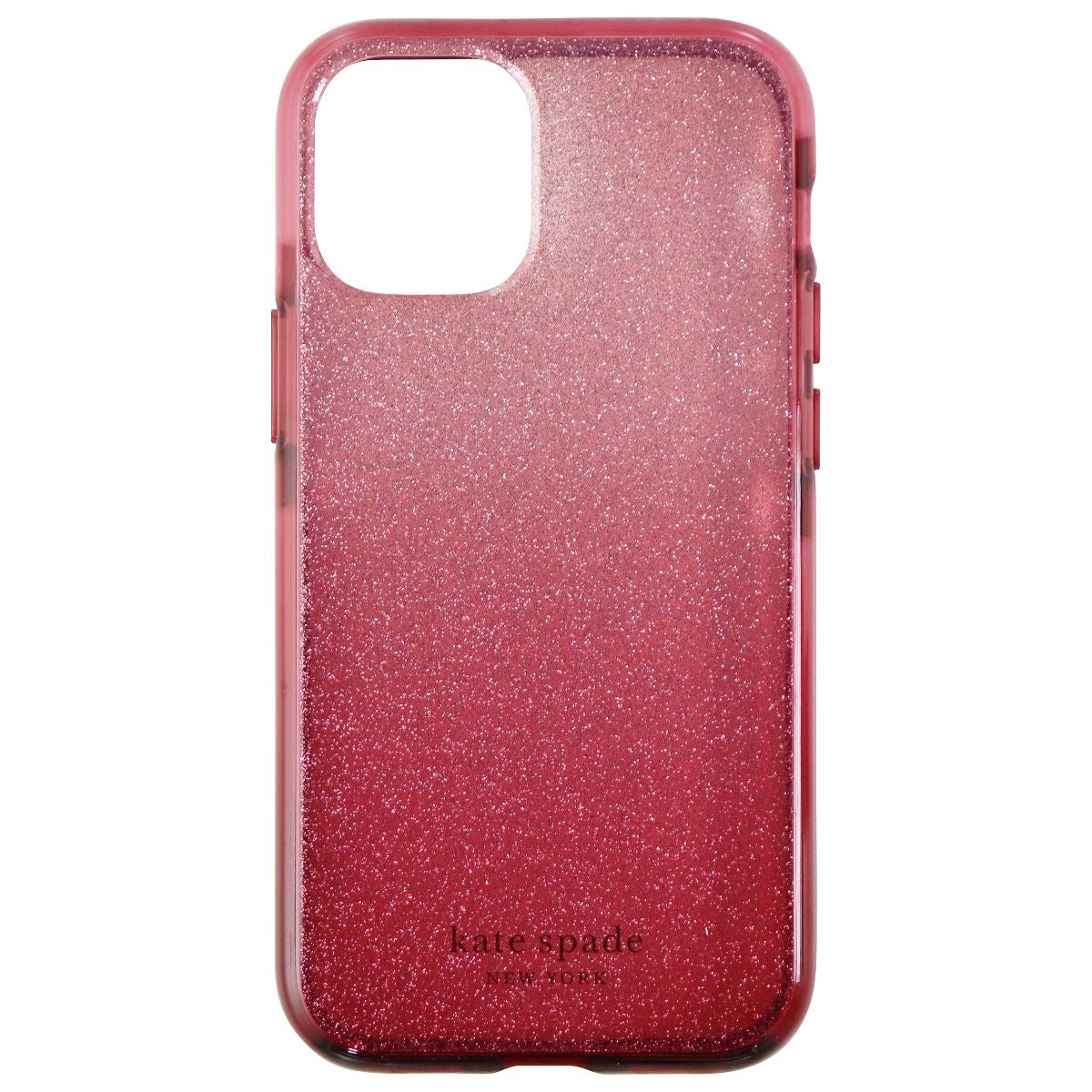 Kate Spade Defensive Hardshell Case for iPhone 12 mini - Glitter Ombre Magenta - New