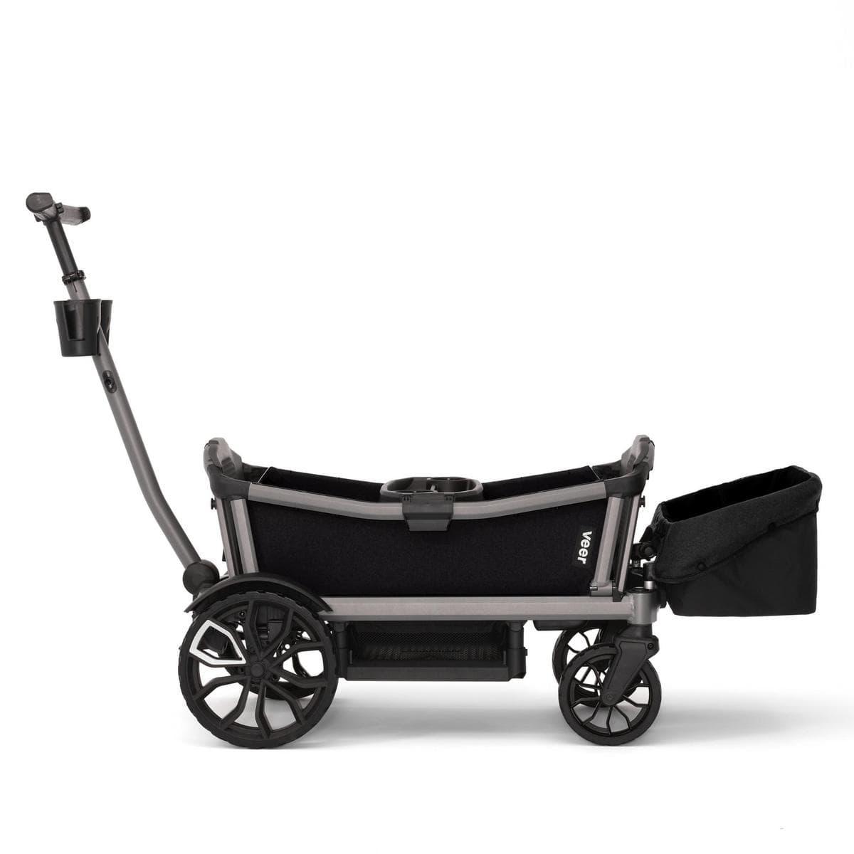 Veer OPEN BOX Cruiser City (2 Seater) Stroller Wagon + Basket Bundle
