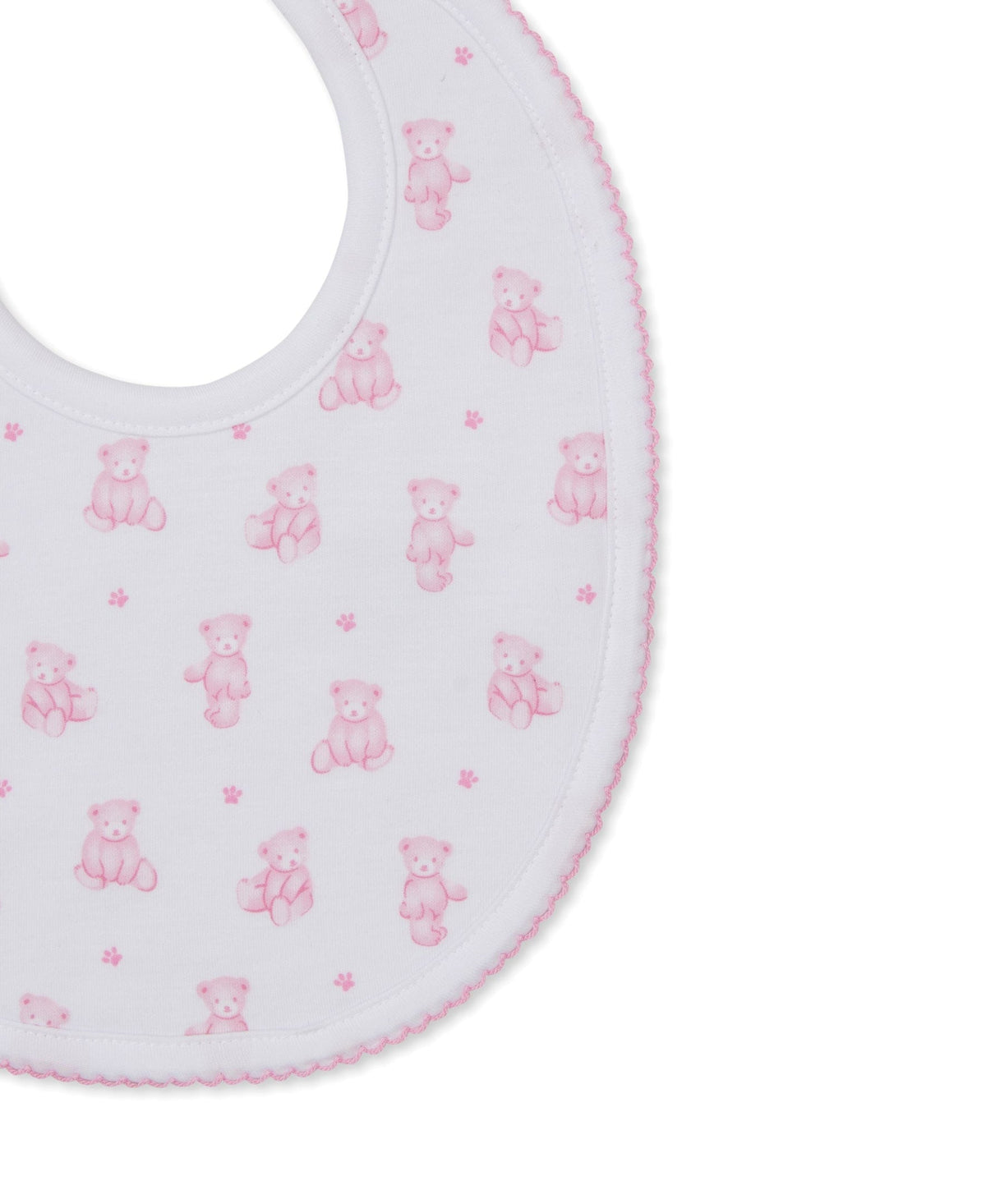 Kissy Kissy Bib - Teddy Bears, Pink, One Size