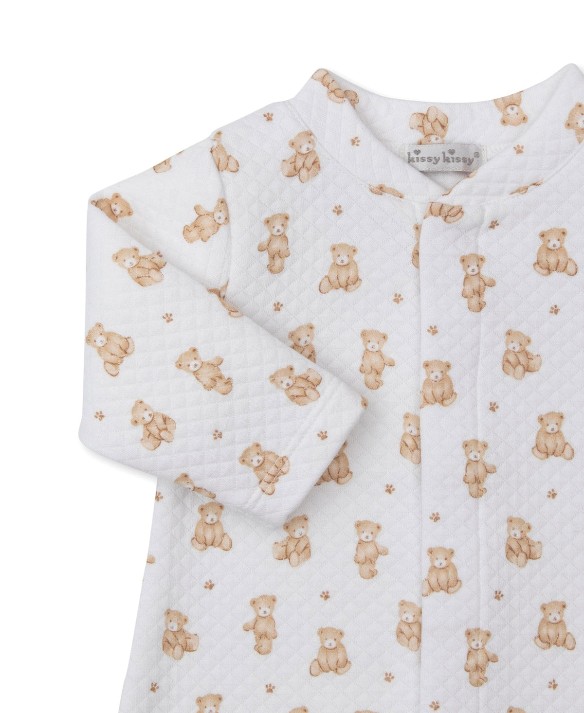 Kissy Kissy Convertible Gown - Teddy Bears, Tan, Newborn