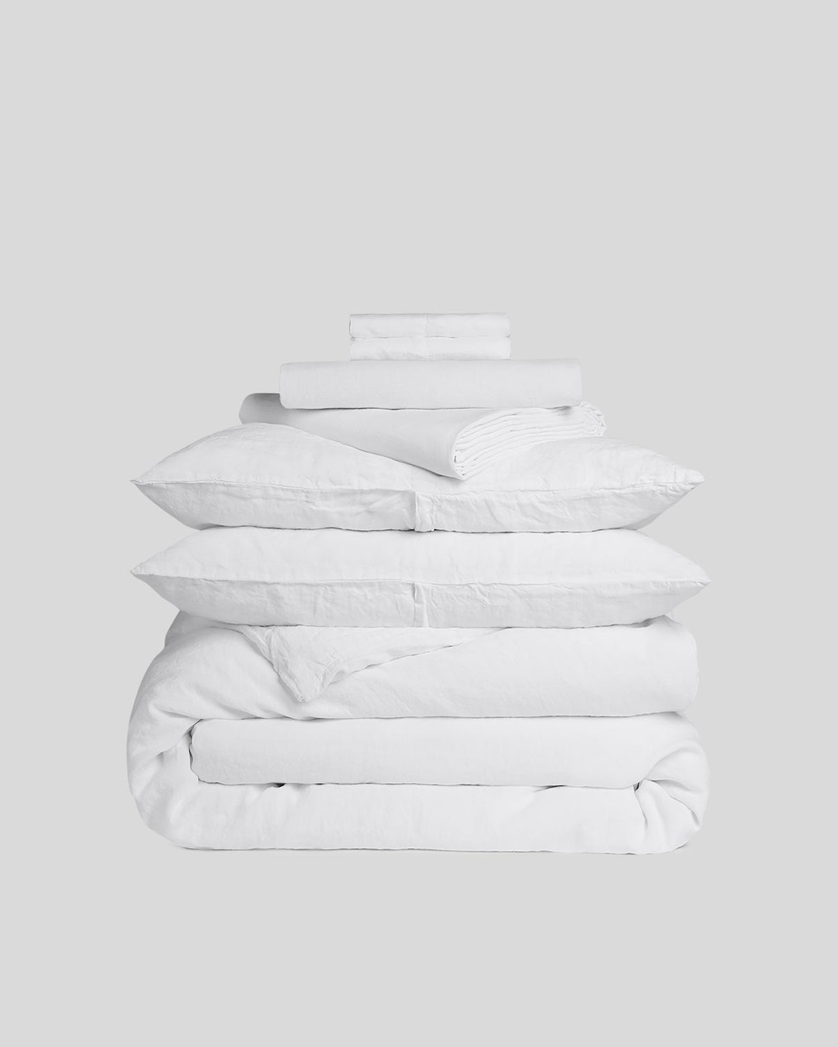 Linen Bundle - White K/CK