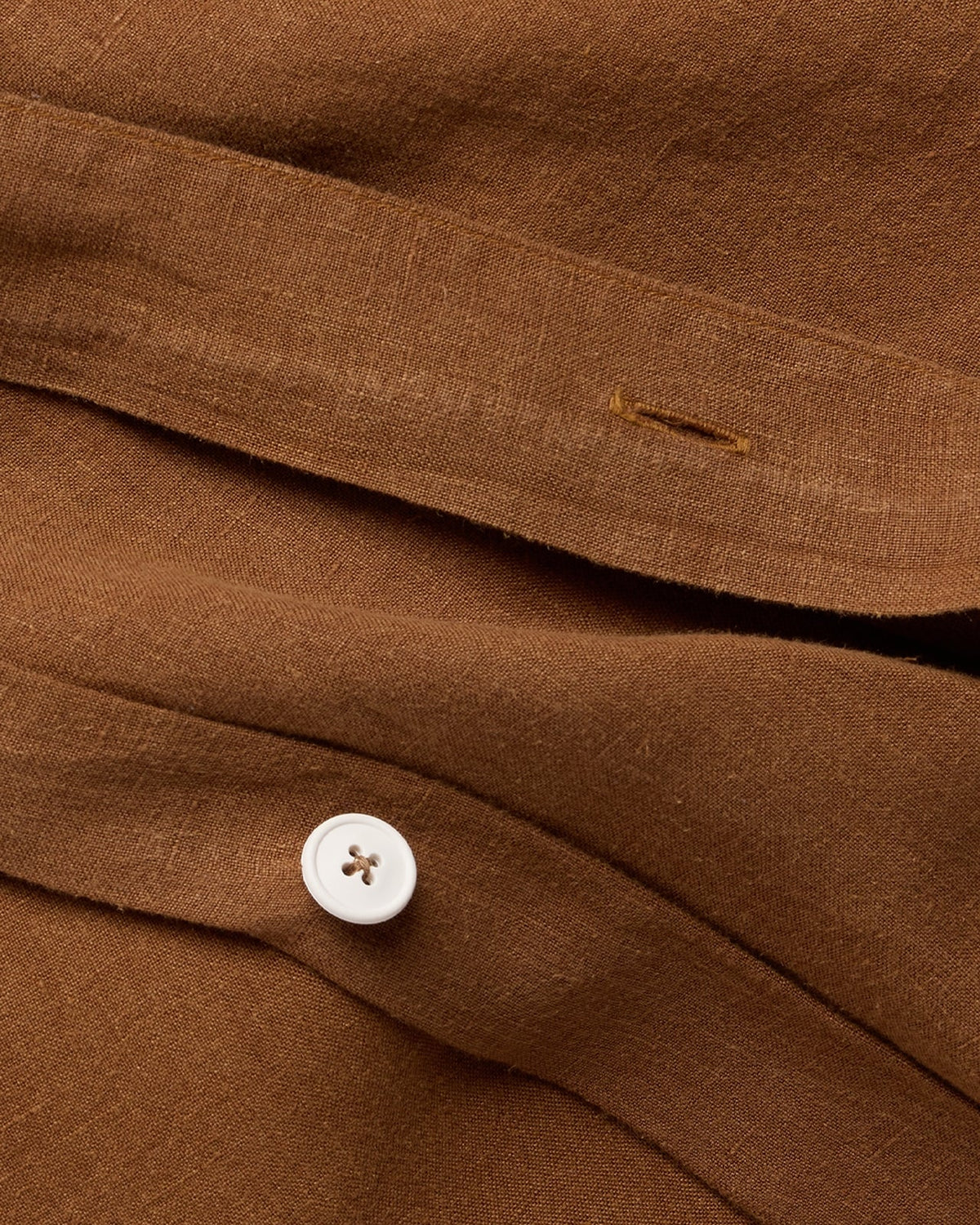 Linen Duvet Cover Set - Tobacco F/Q