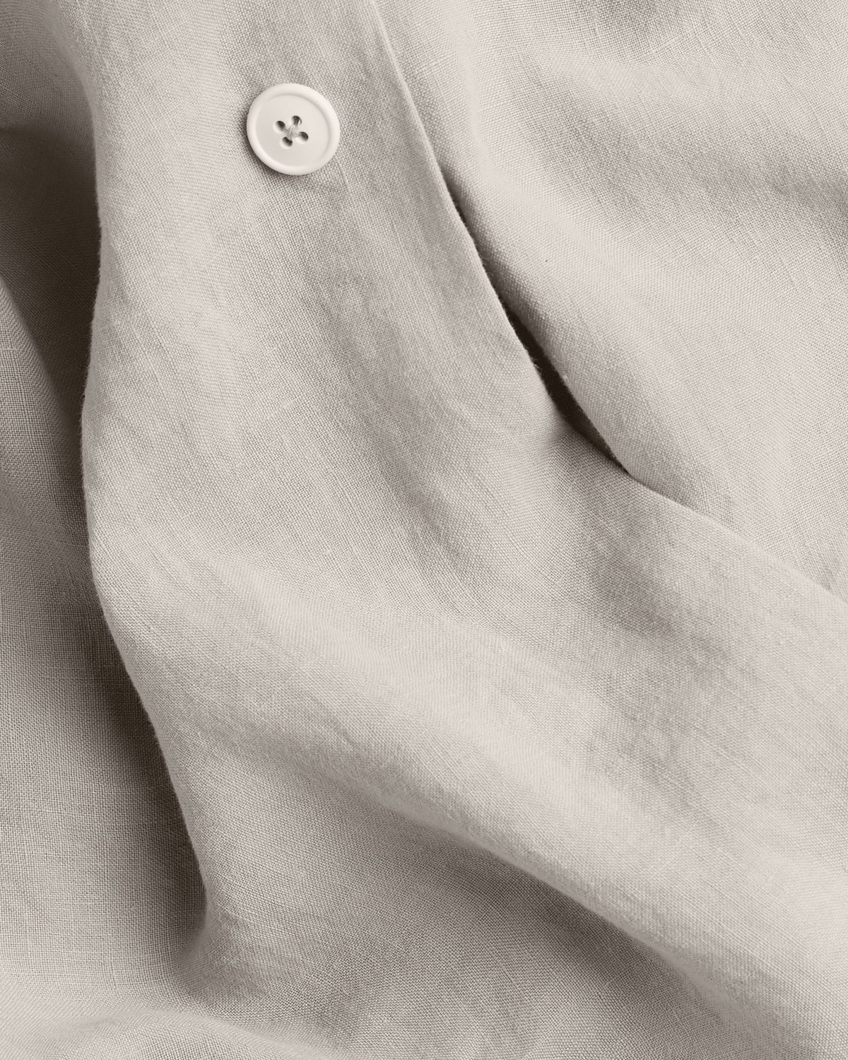 Linen Duvet Cover Set - Dove F/Q