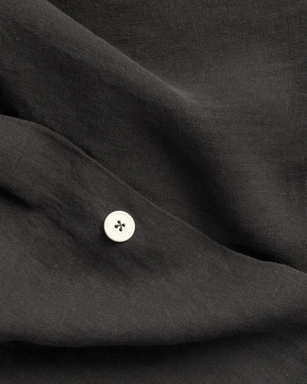 Linen Duvet Cover Set - Onyx F/Q