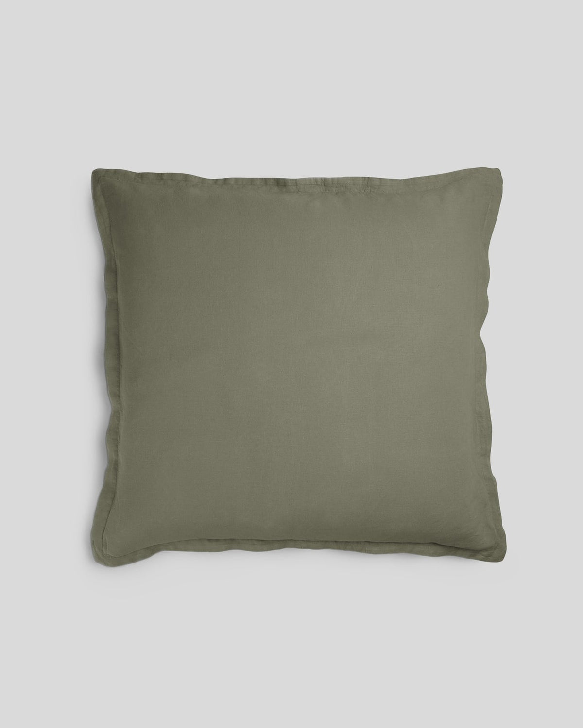 Linen Euro Sham (Moss)