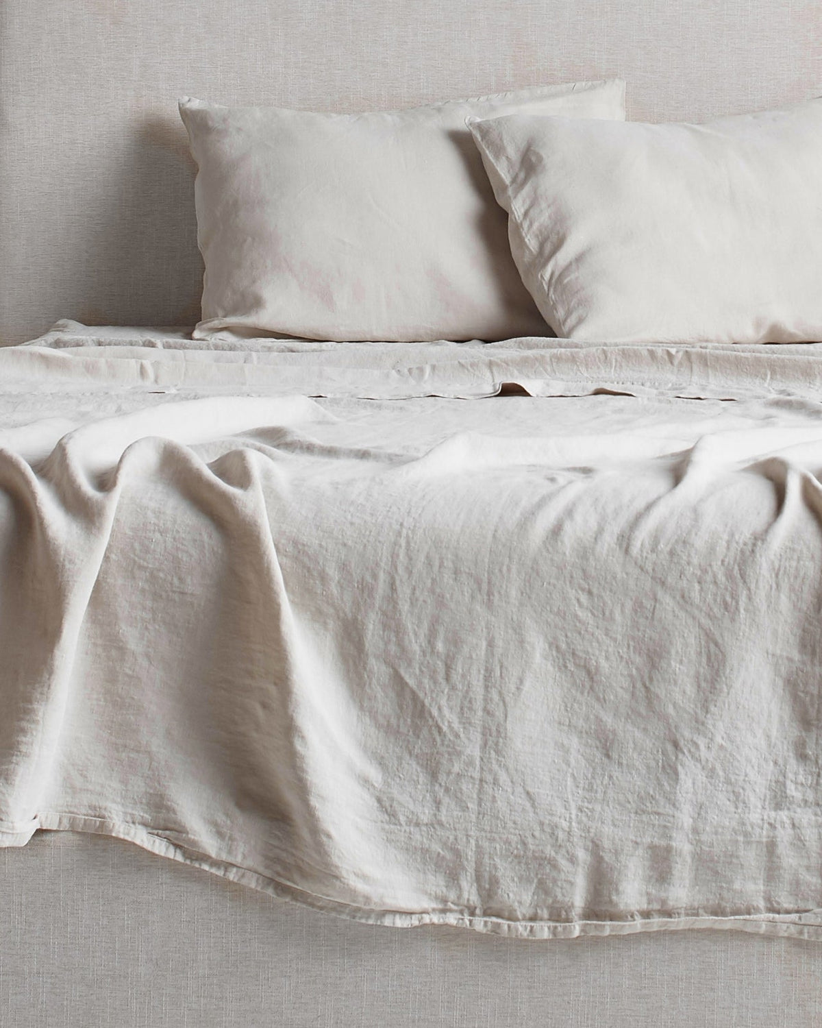 Linen Sheet Set - Bone K/CK