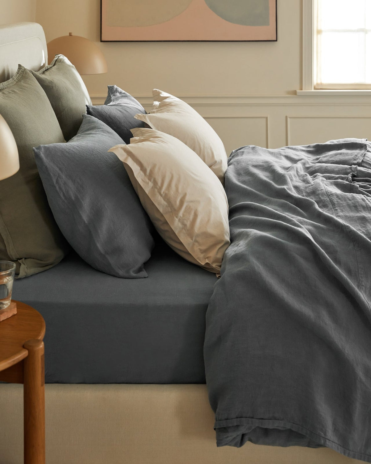 Linen Sheet Set - Dusk K/CK