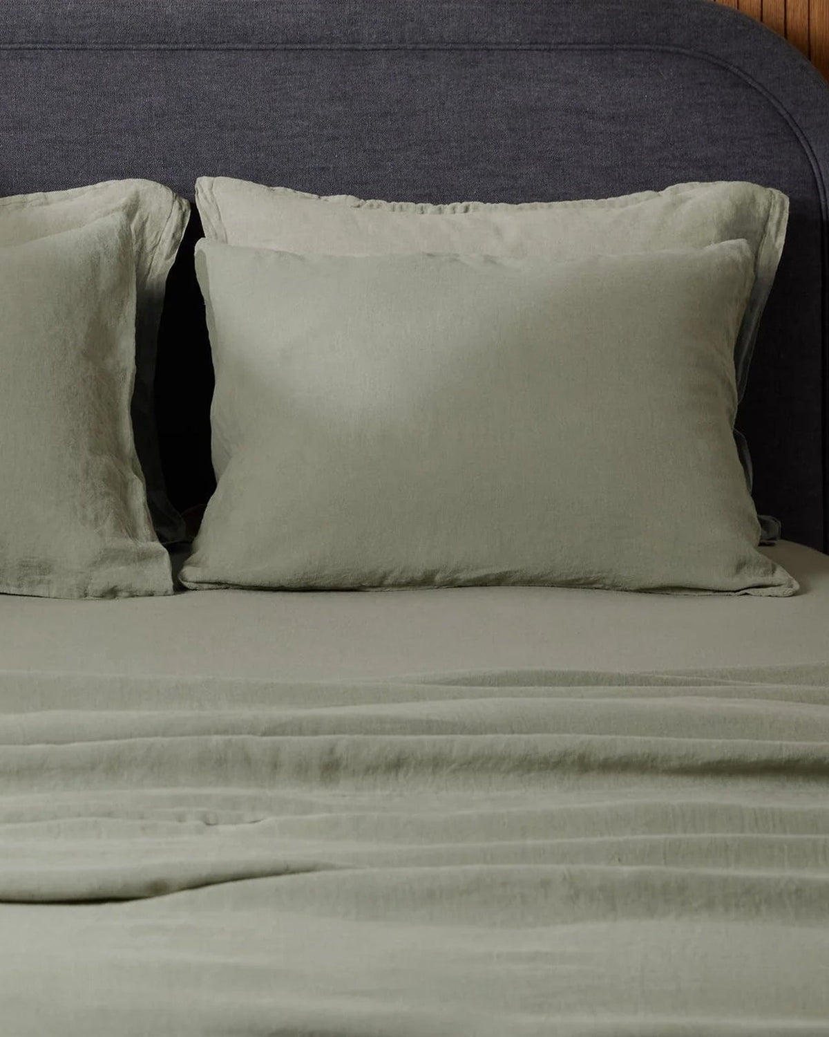 Linen Sheet Set - Moss K/CK