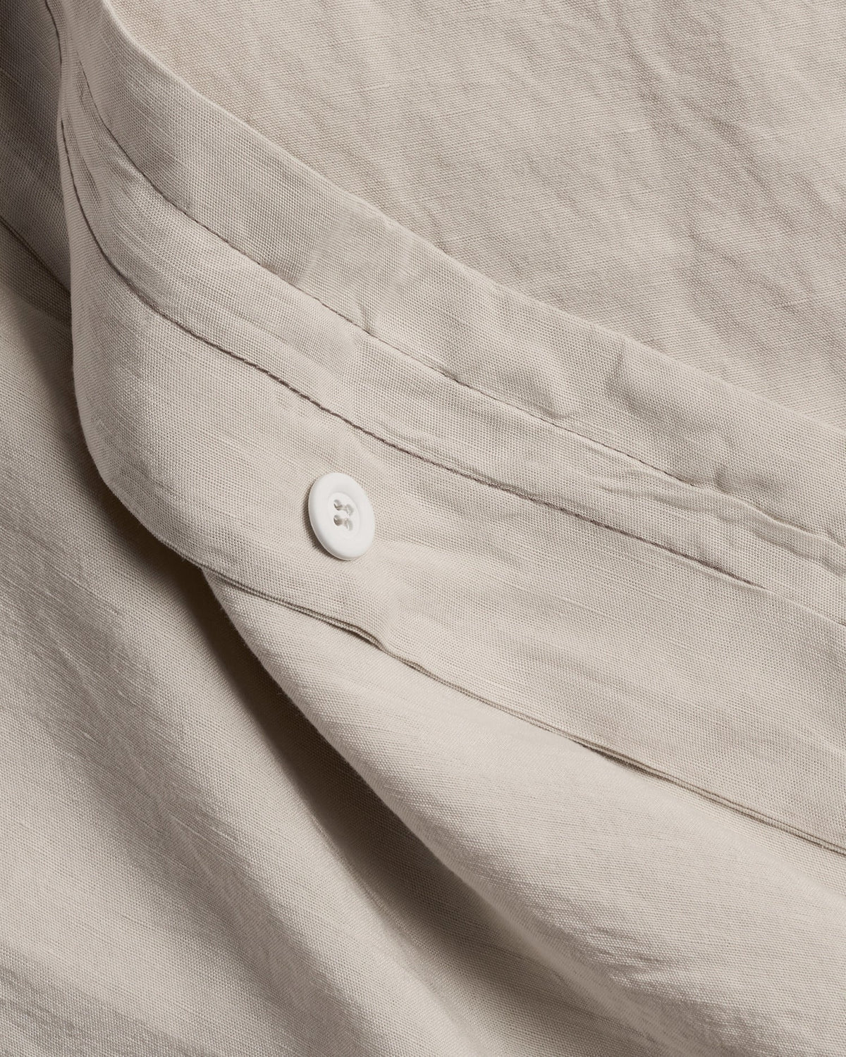 Linen Tencel Duvet Cover Set - Bone F/Q