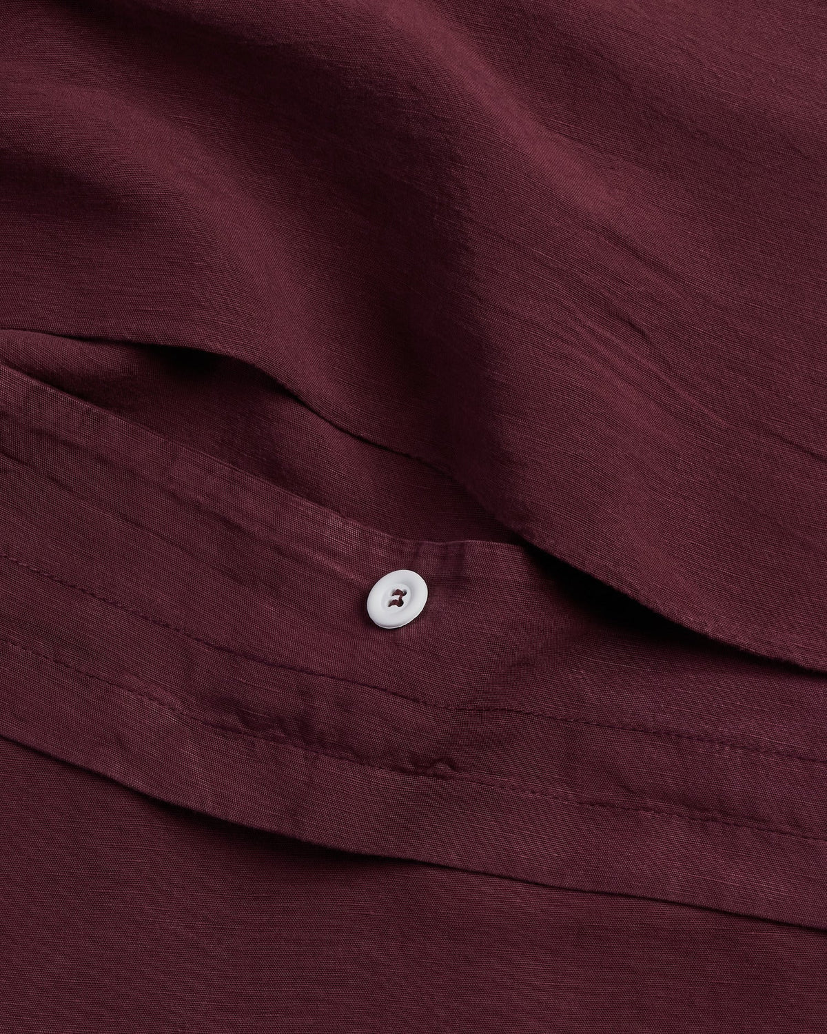 Linen Tencel Duvet Cover Set - Garnet F/Q