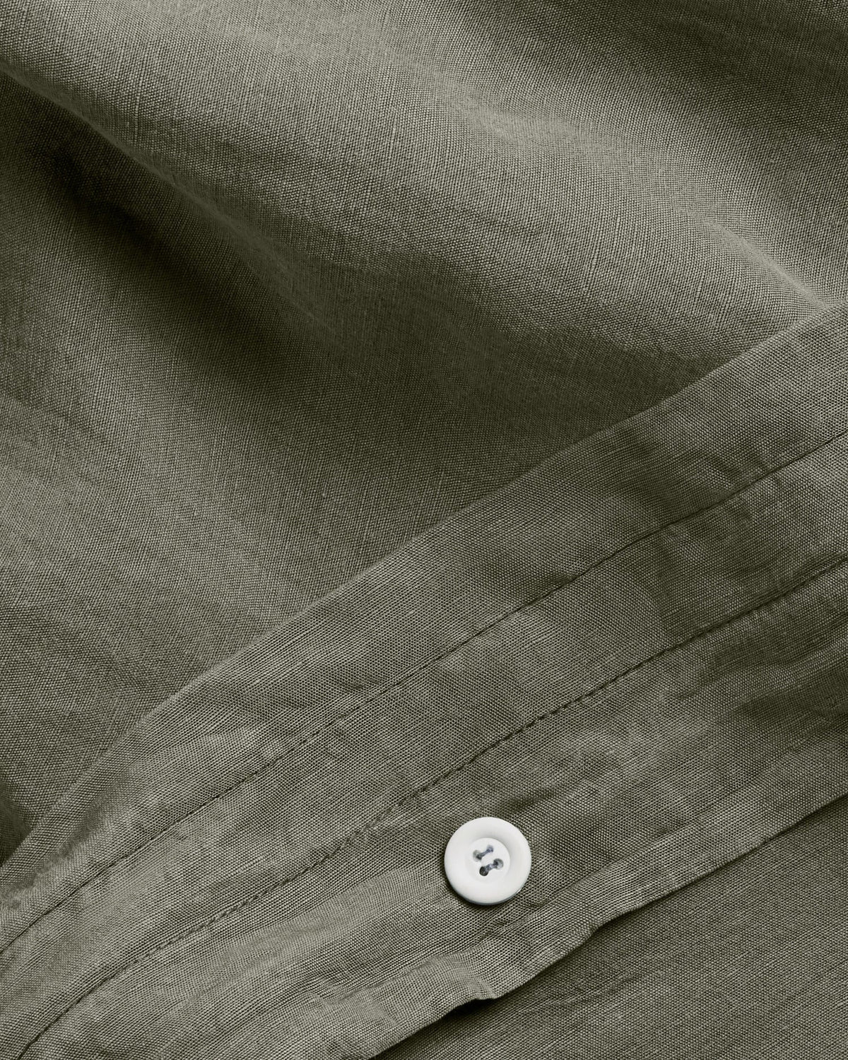 Linen Tencel Duvet Cover - FINAL SALE (Moss)