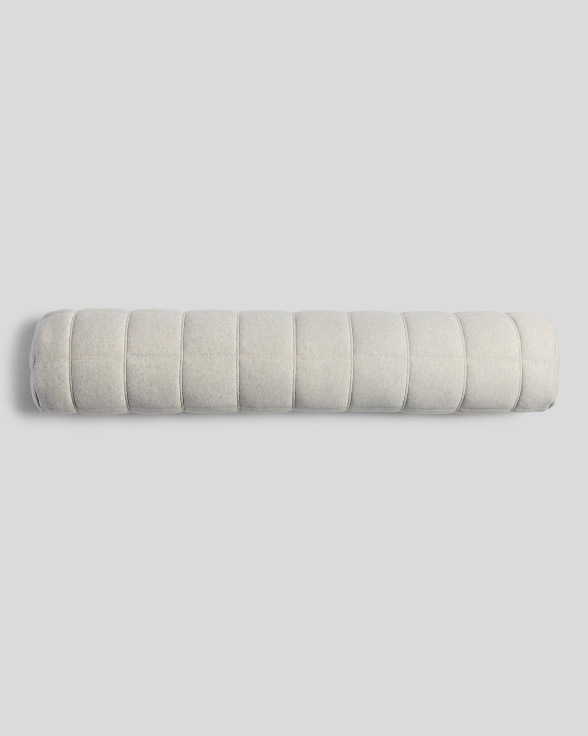 Linen Tencel Jersey Bolster Pillow Cover - FINAL SALE (Heathered Oatmeal)