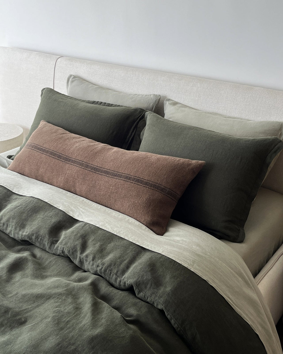 Linen Venice Set - Evergreen F/Q