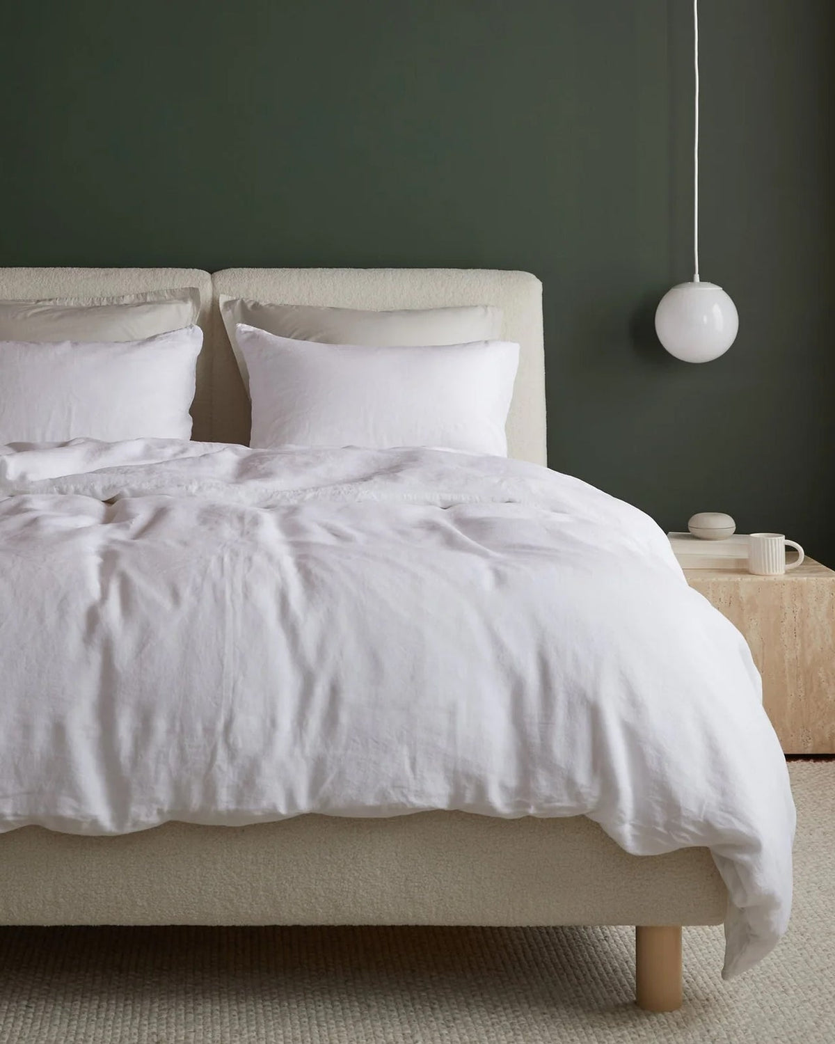 Linen Venice Set - White F/Q
