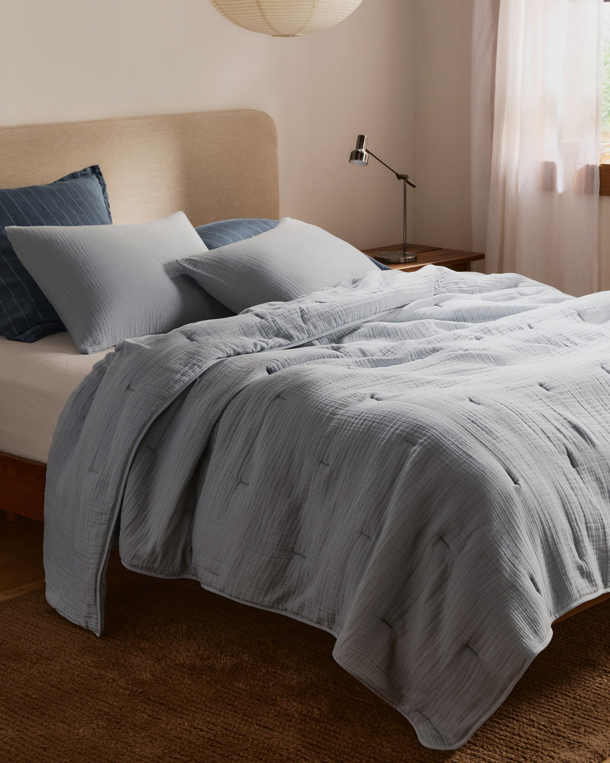 Organic Cloud Cotton Sham Set (Sky)