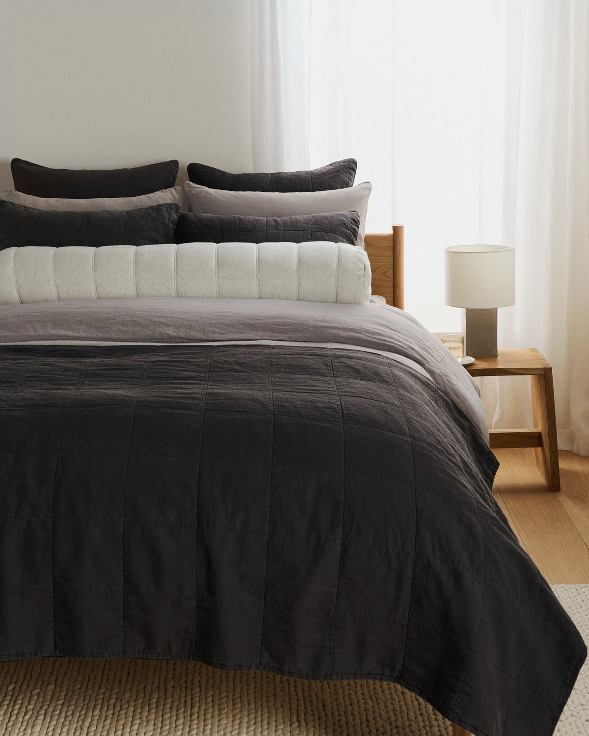 Linen Box Quilt (Onyx)