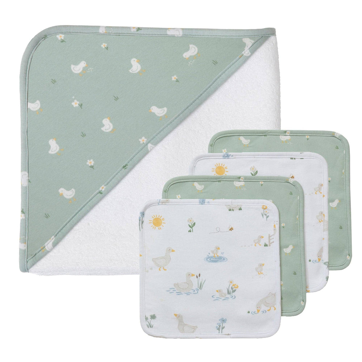 Living Textiles 5pc Bath Gift Set - Goosey Goosey