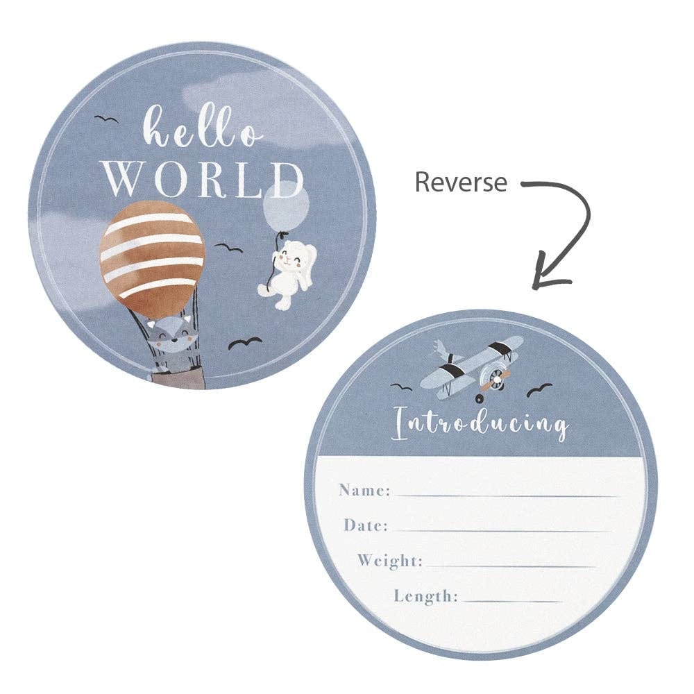 Living Textiles Hello World Gift Set - Up And Up Away