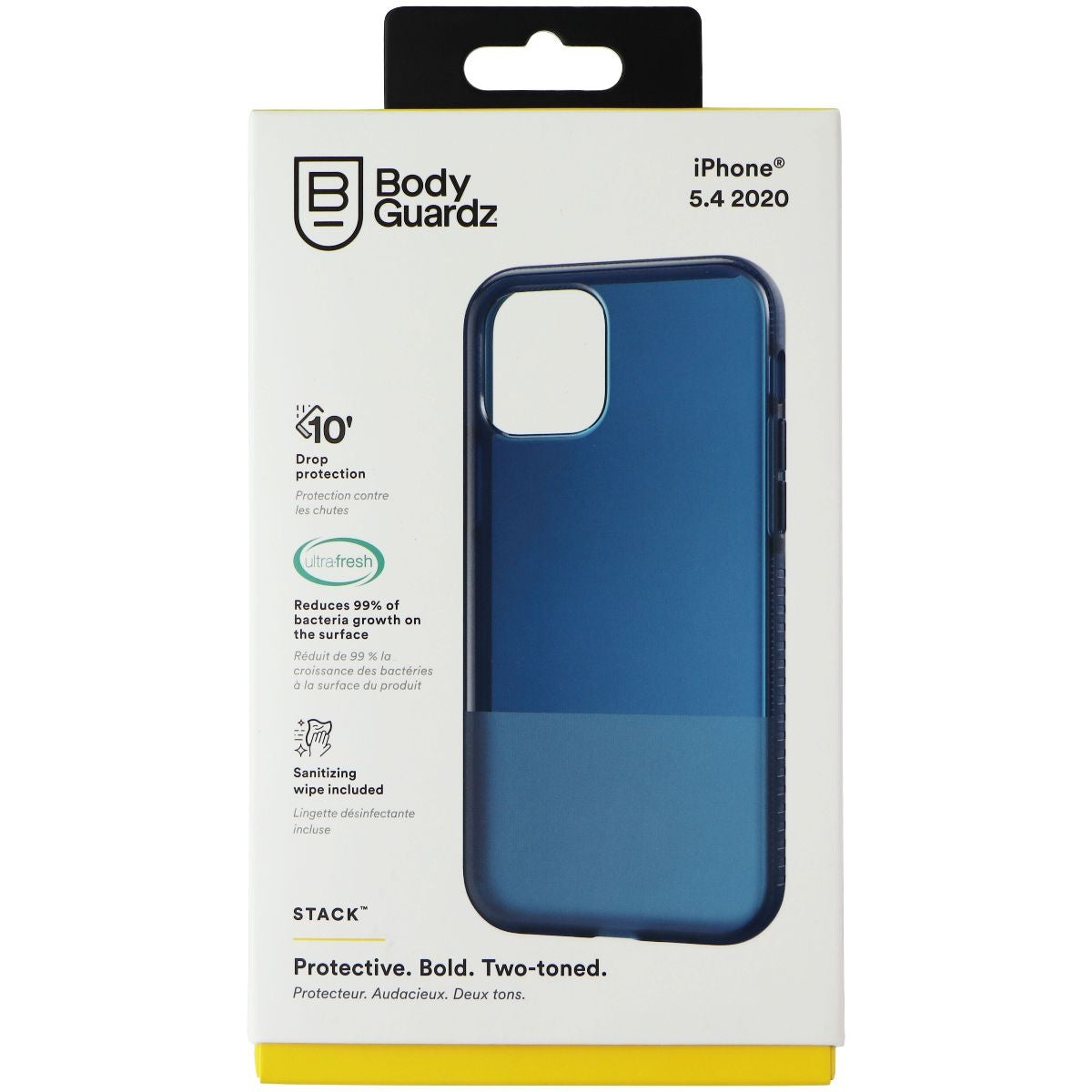 BodyGuardz Stack Flexible Gel Case for iPhone 12 mini - Navy Blue - New
