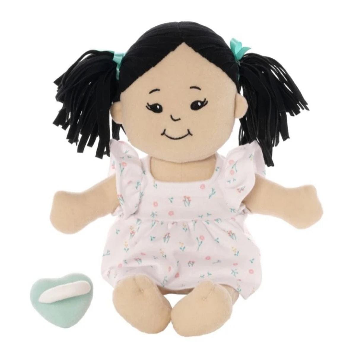 Manhattan Toy Love, Stella Doll Light Beige with Black Pigtails