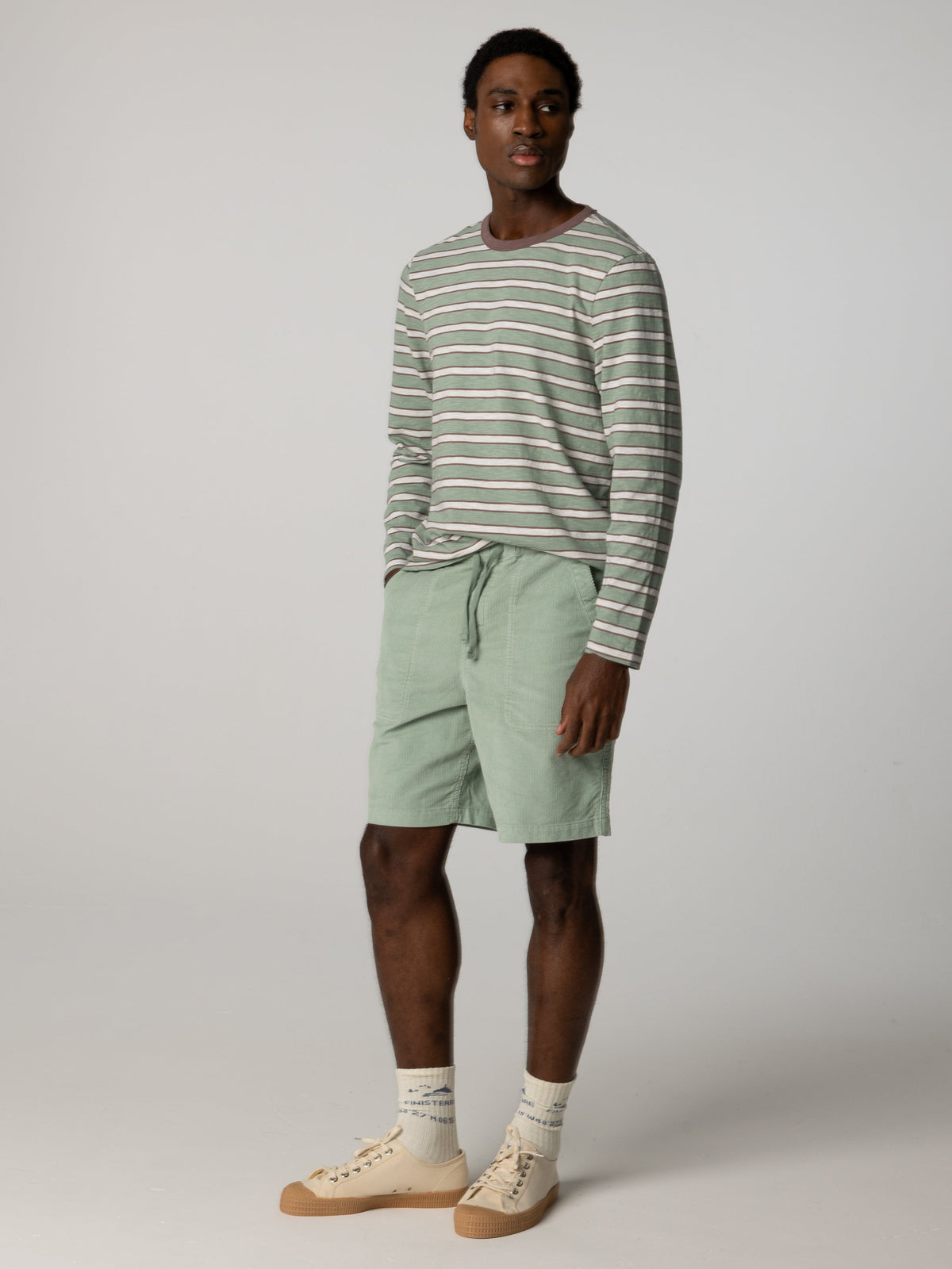 Men's Channel Stripe Long Sleeve T-shirt