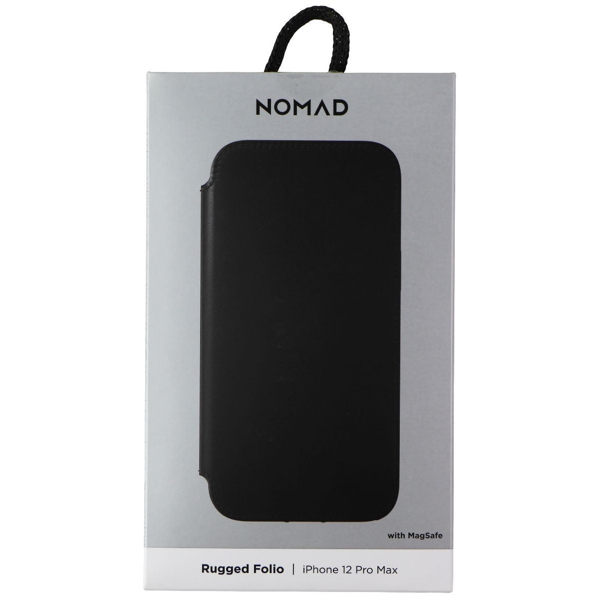 Nomad Rugged Folio Wallet Case for iPhone 12 Pro Max - Black - New