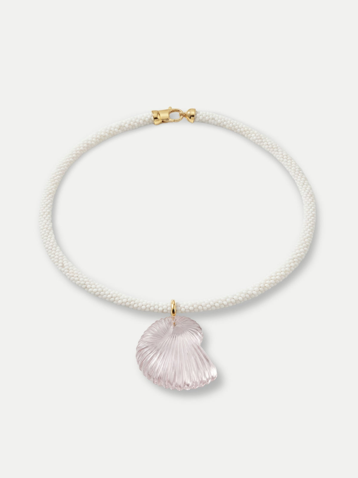 Nautilus Shell Beaded Necklace