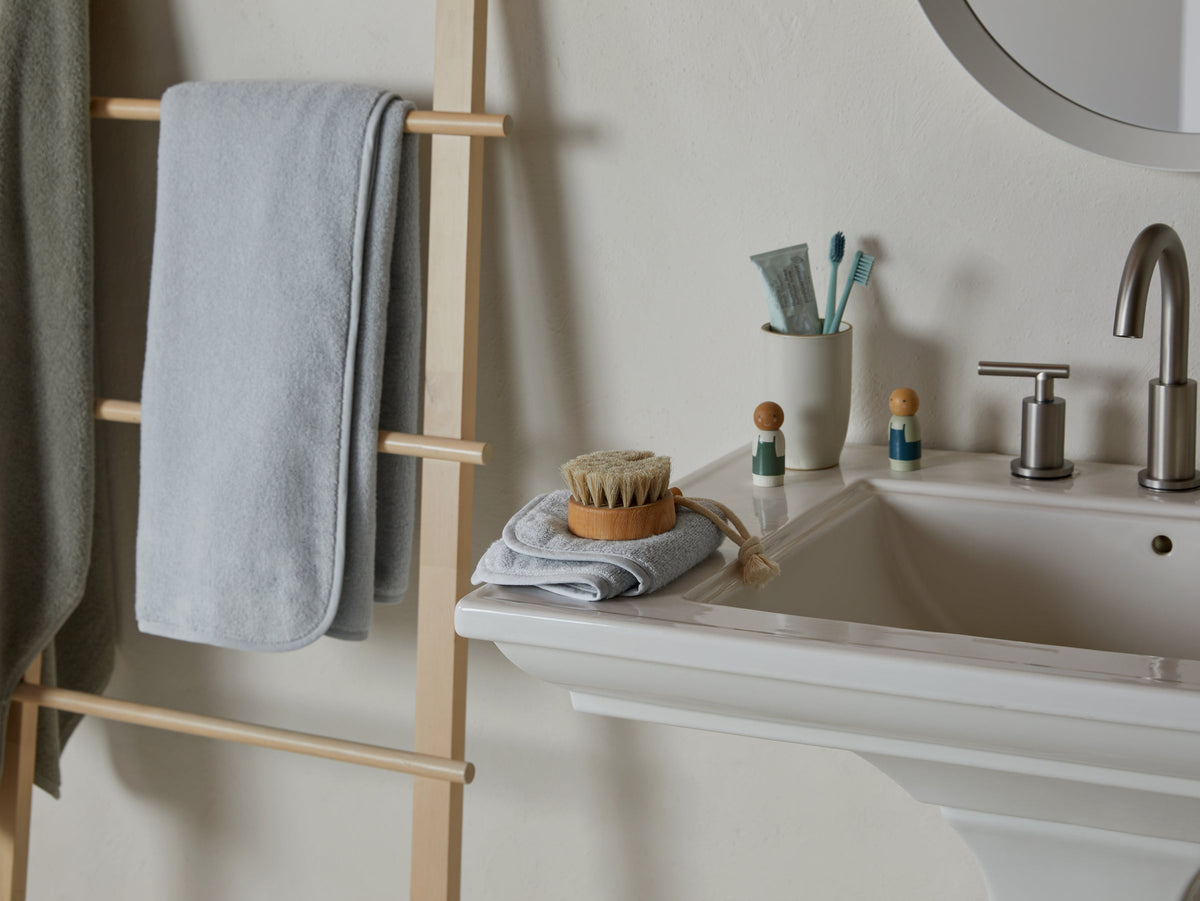 Organic Baby Washcloth (Sky)