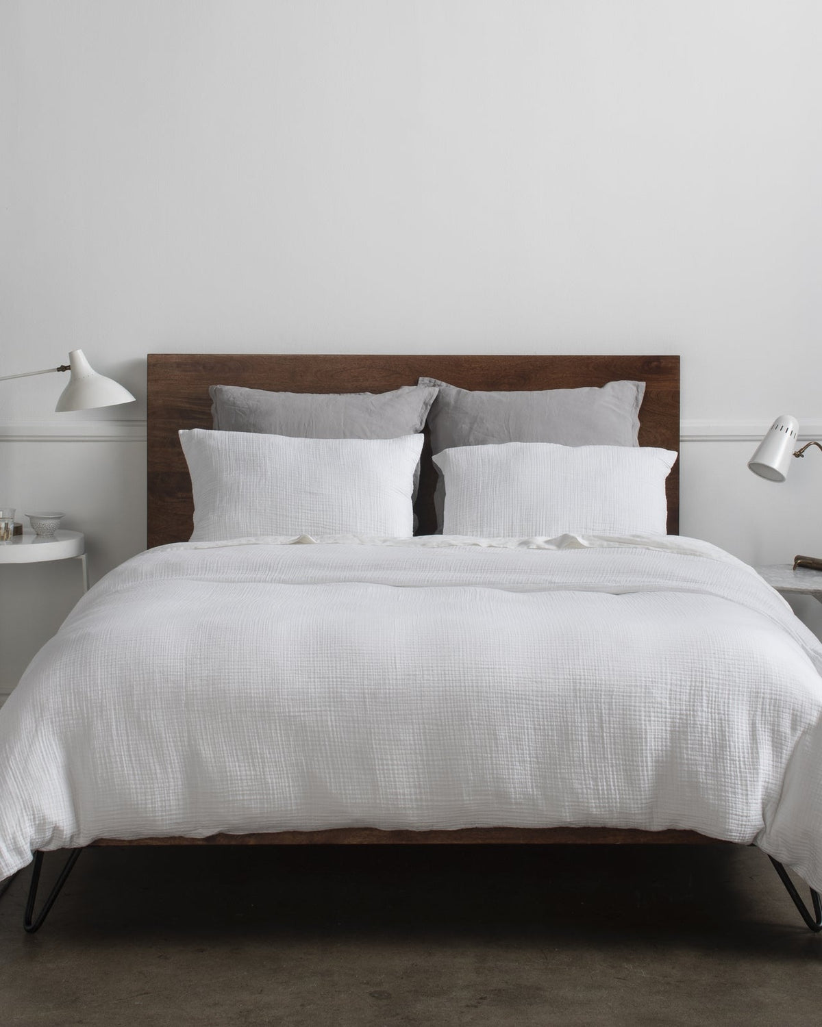 Organic Cloud Cotton Duvet Cover Set - FINAL SALE (White)