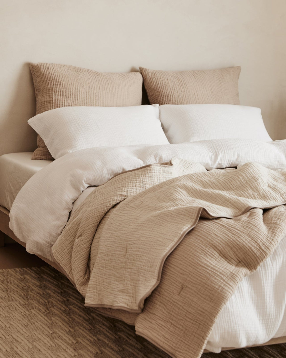 Organic Cloud Cotton Duvet Cover Set - FINAL SALE (White)