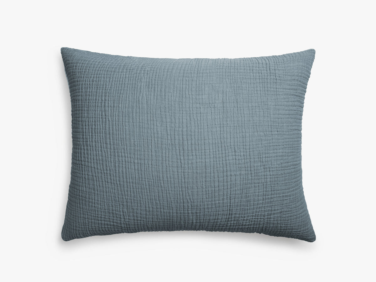 Organic Cloud Cotton Sham Set - FINAL SALE (Wave)