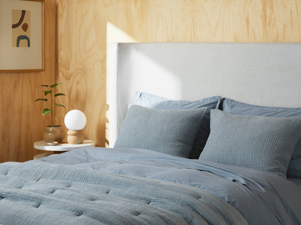 Organic Cloud Cotton Sham Set - FINAL SALE (Wave)