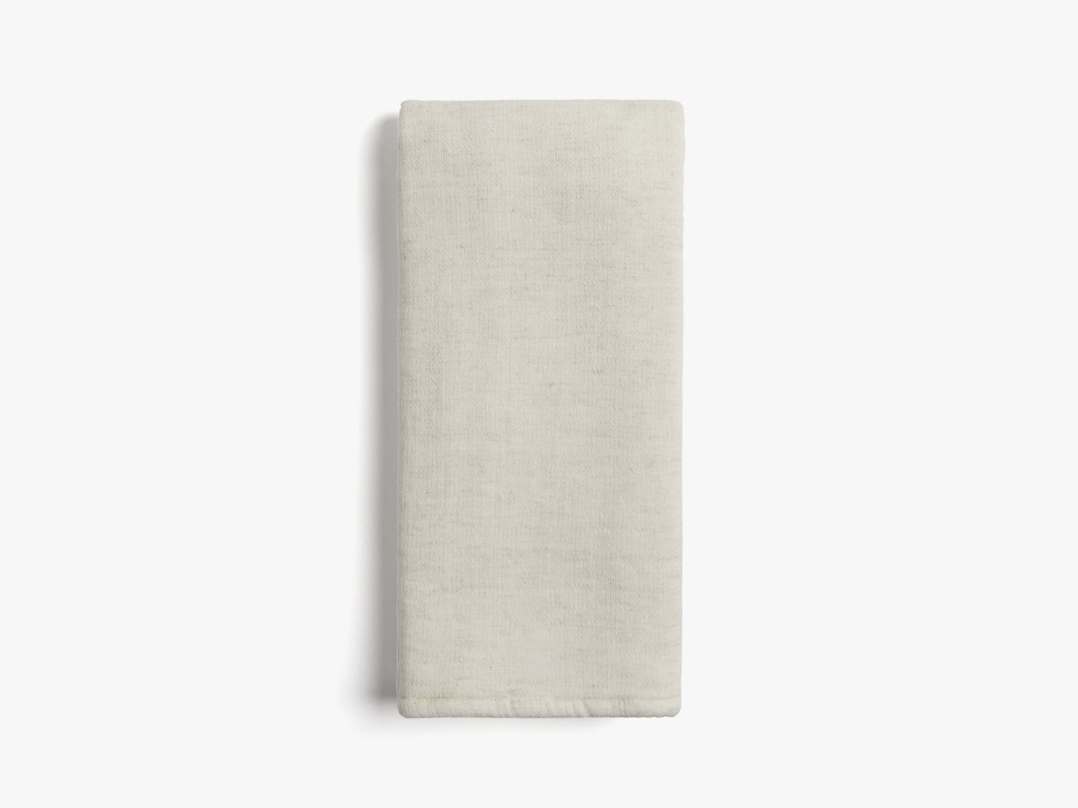 Organic Gauze Terry Towels - FINAL SALE (Natural with Cream)