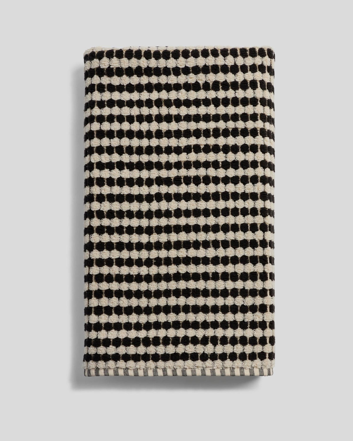 Organic Cotton Mosaic Towels (Natural and Onyx)