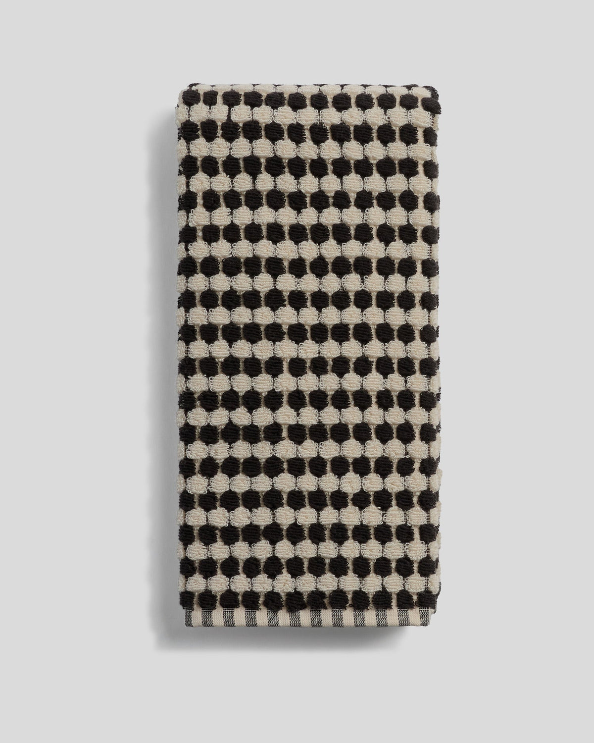 Organic Cotton Mosaic Towels (Natural and Onyx)