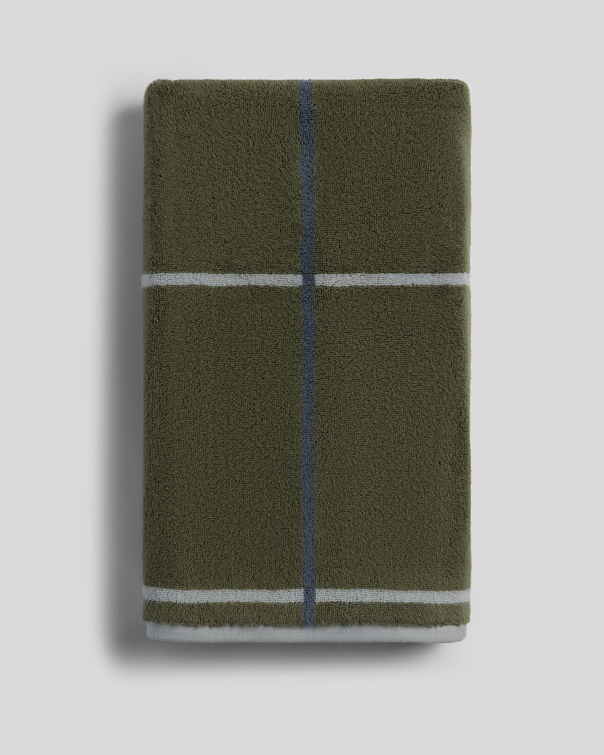 Organic Plush Towels (Thyme Windowpane)
