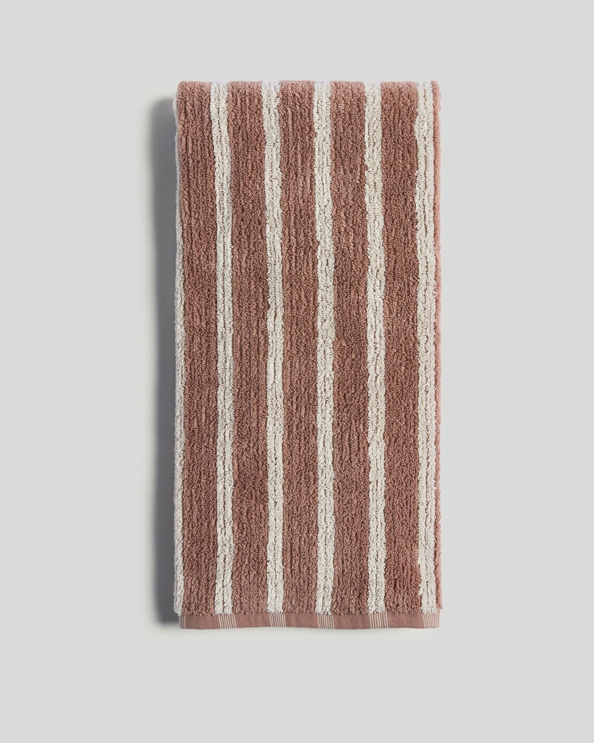 Organic Resort Stripe Towels (Adobe with Butter)