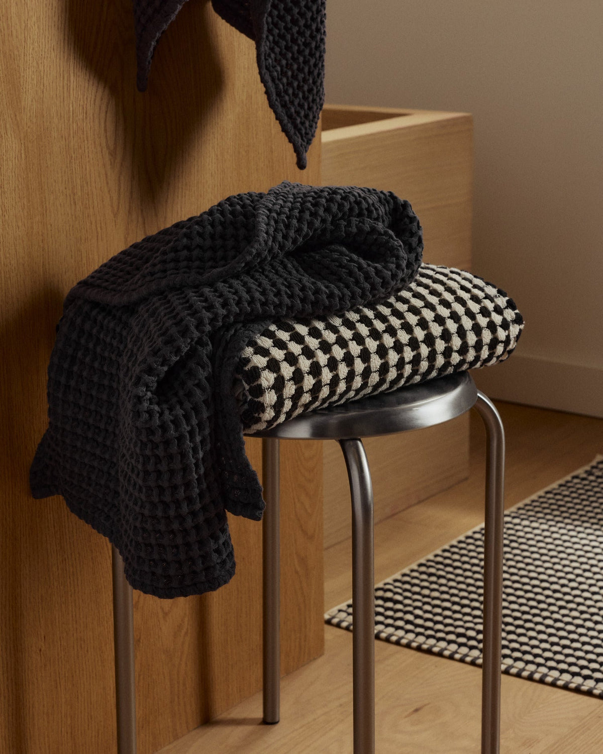 2+2 Waffle Bath Bundle - Onyx