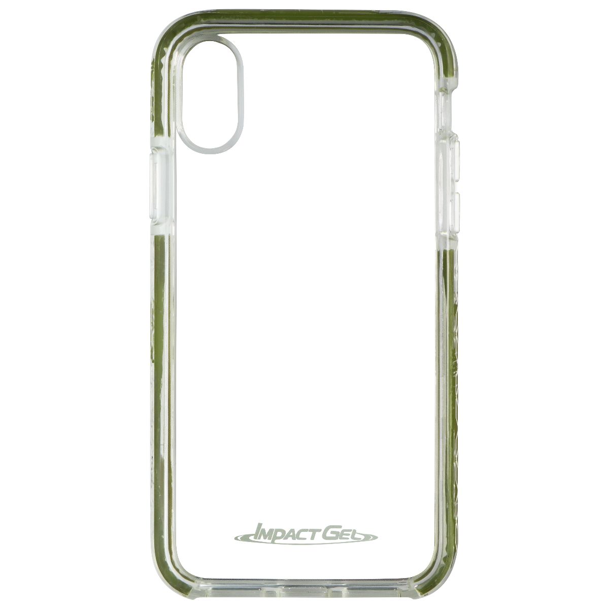 Impact Gel Crusader Lite Series Case for Apple iPhone Xs/X - Green / Clear - New