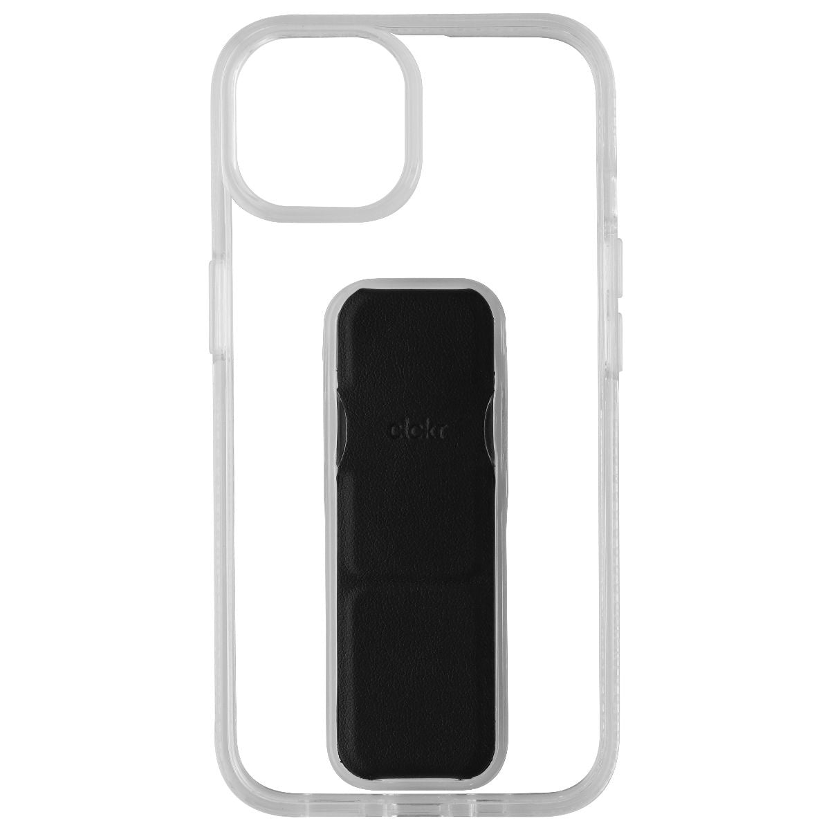 CLCKR Stand & Grip Series Hard Case for Apple iPhone 14 - Clear/Black - New
