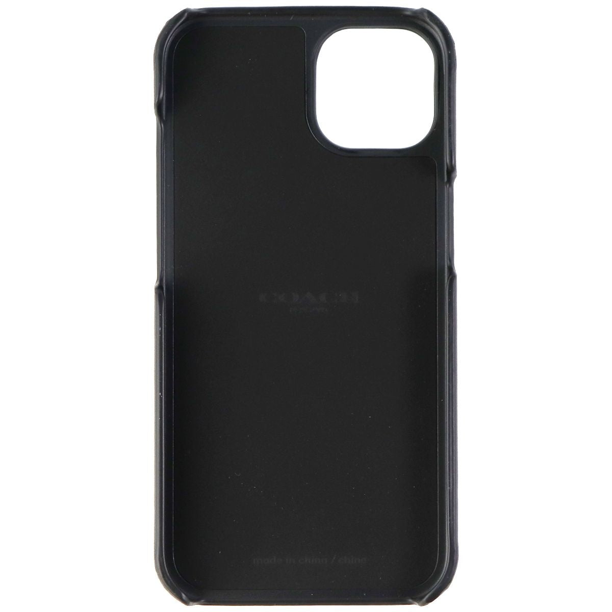 Coach Leather Slim Wrap Case for Apple iPhone 13 / 14 - Black - New