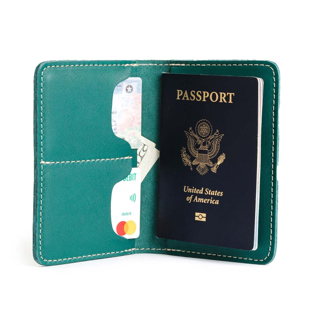 'Almost Perfect' Leather Modern Passport Holder