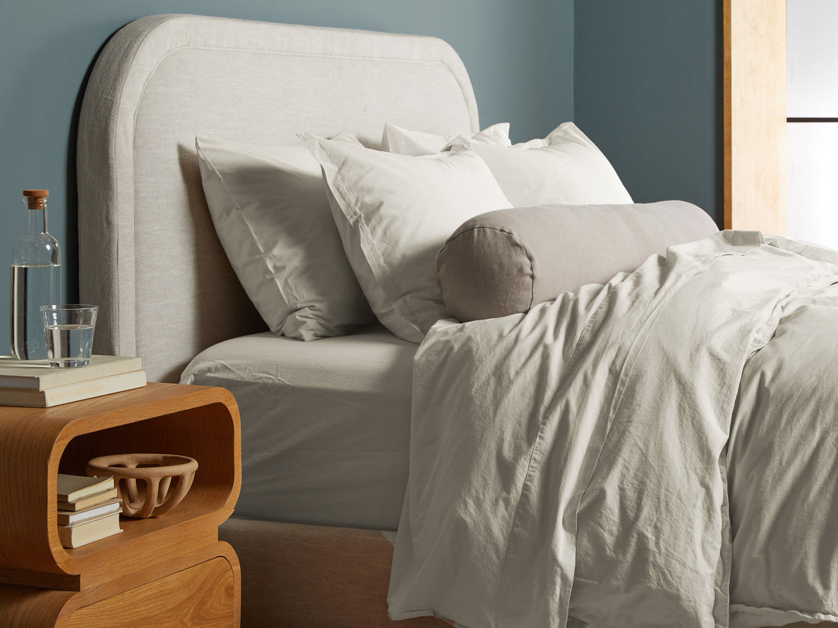 Percale Duvet Cover - FINAL SALE (Sand)