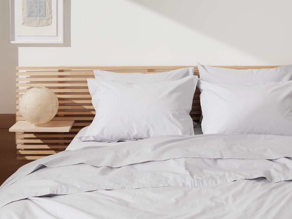 Percale Fabric Swatch (Light Grey)