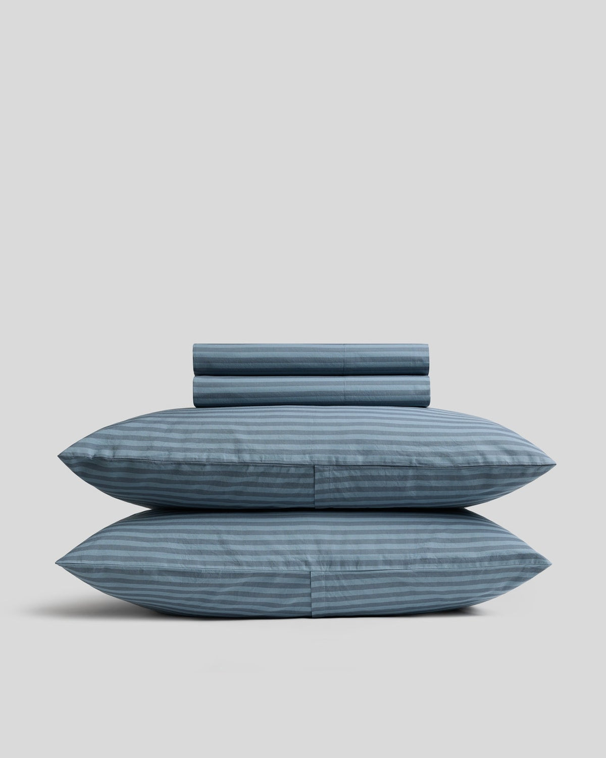 Percale Sheet Set - Dusk Stripe TW/XL
